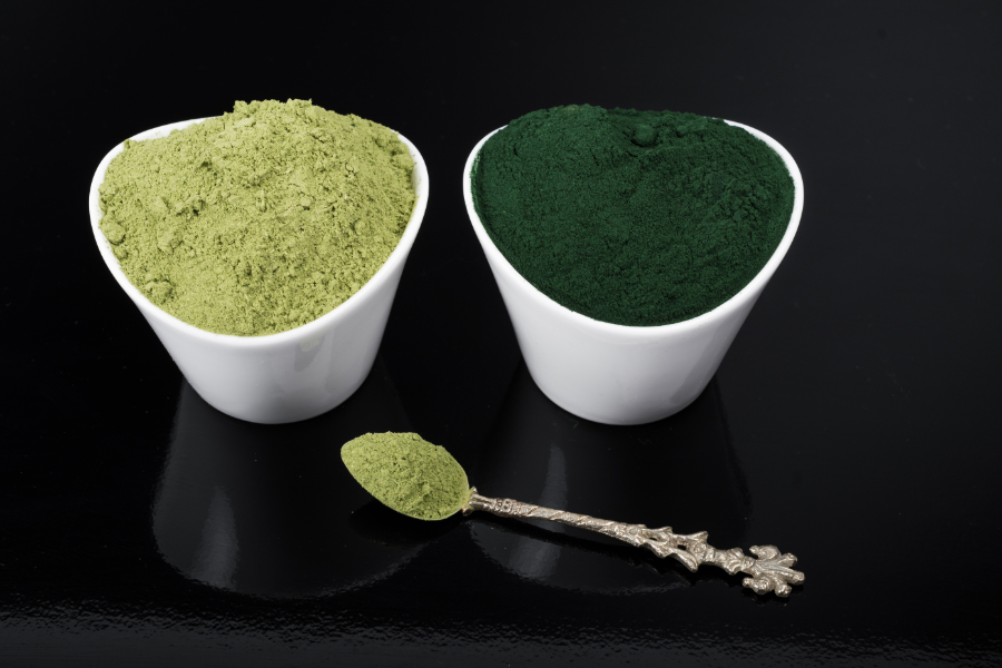 Chlorella a Spirulina v prášku